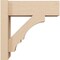 Ekena Millwork 6-in W x 16-in D x 16-in H Balboa Block Rough Cedar Woodgrain TimberThane Outlooker, Primed Tan OUTUR060X16X16BOA44RCPR - alternate 4